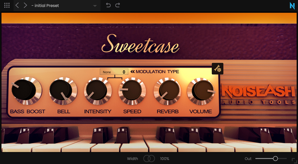 פסנתר חשמלי של Sweetcase Vintageפסנתר חשמלי של Sweetcase Vintage  